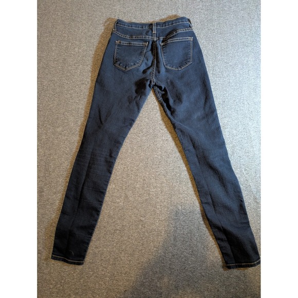 Judy Blue Jegging Womens 5/27 Mid Rise Skinny Fit Stretch Dark Wash Made In USA - Picture 8 of 9